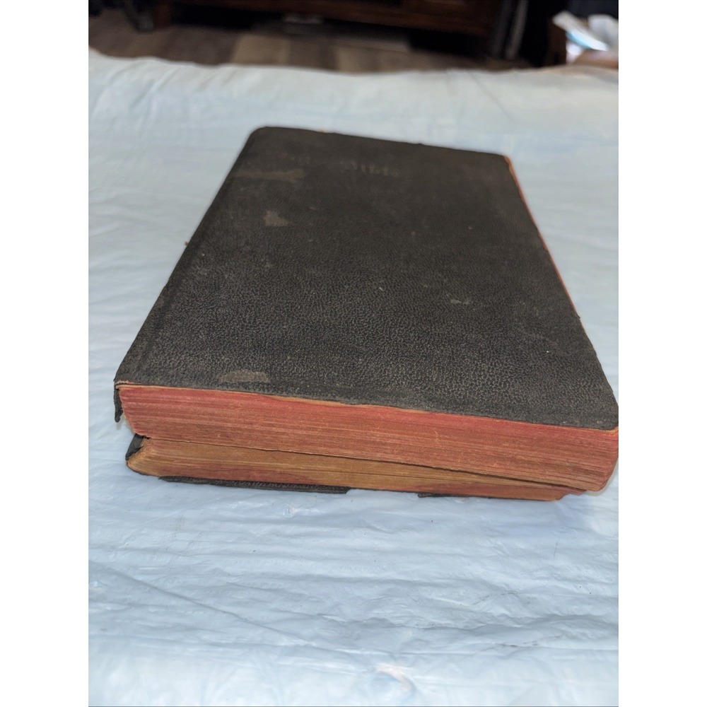 Rare 1920s - 30's Self Pronouncing KJV Holy Bible Red Edges Study Reference - Picture 2 of 15